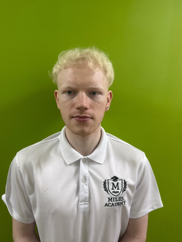 A portrait of Mr. Martin, a teacher of Miles Academy